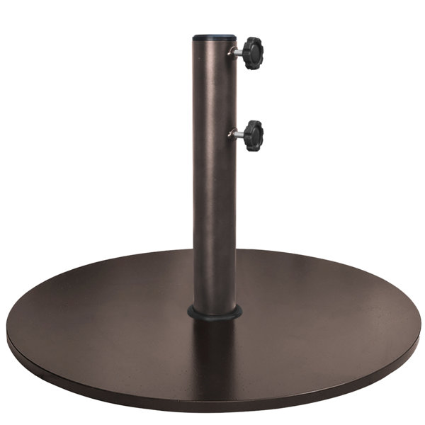Arlmont & Co. Hefin Round Steel Free Standing Umbrella Base with Bonus